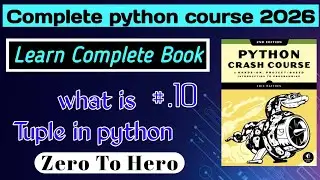 # 10 |  What Is a Tuple in Python? | Learn Python Step-by-Step With Book | Start Here! in 2026