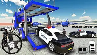 Airplane Car Transport Cargo Plane Simulator - Police Plane Transporter - Android Gameplay