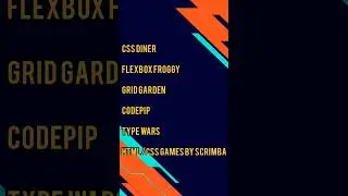 Coding games to improve your skills. 