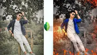 Snapseed Fire Photo Editing | Snapseed Tutorial