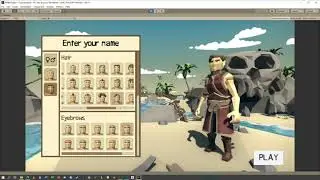 Pir4te &bull; Demo 01 &bull; Character Customisation V1 &bull; Unity Indie Game