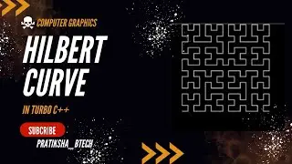 Computer Graphics Hilbert Curve SPPU Practical S.E. Engineering in Turbo C#sppu #cg#computergraphics