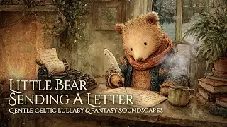 [Celtic Music] Cozy Winter Storybook Fantasy – Little Bear Sending a Letter to Friend