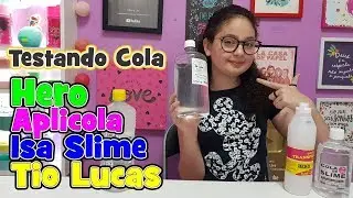 TESTANDO COLA TRANSPARENTE PARA SLIME