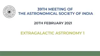 Extragalactic Astronomy 1