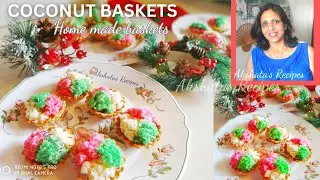 Coconut Cordial Baskets| Basket /Canape Shell Recipe |make your own canapes at home@akshatasrecipes