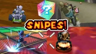 Mario Kart Item Snipe Montage - Multiple Games!