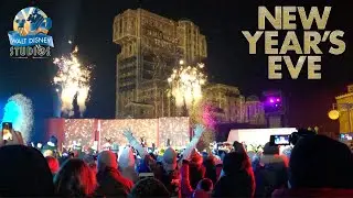 Countdown To 2020 On Production Courtyard At Walt Disney Studios Park - December 31, 2019!