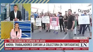 Trabajadores de Lustramax junto a organizaciones solidarias rechazan la ilegalidad de la empresa.