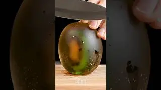 AI Slices Glass Kiwi 🍈 | Oddly Satisfying #AISlicing #ASMR #GlassKiwi #AIVideo