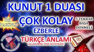 Kunut duası 1 ezberleme 5 tekrar başa dönmeli Ok Takipli Kunut duaları ezberleme Okunuşu ve Anlamı