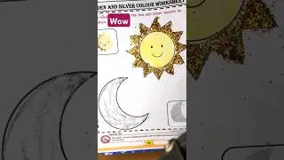 Golden & Silver colour activity #ukg #ytshorts #2025 #activity