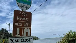 Trout Fishing at Cape Meares Lake Oregon (BRUTAL WIND & WEEDS)