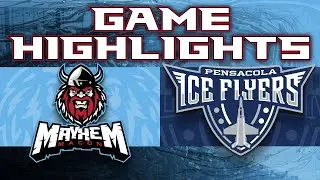 Game Highlights: 10/18/25 Macon Mayhem vs Pensacola Ice Flyers