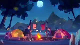 Lofi Camp | Camp Music 🌞🌝 - lofi hip hop beats for night chat/stargazing/ relaxing - 1 hour