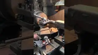 pembuatan roll sander belt#bubutmanual #pahatbesi