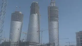 Lusail Plaza tower close View.