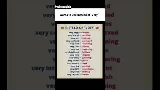 Words to Use Instead of 