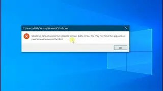 How to Fix Program or file Error 