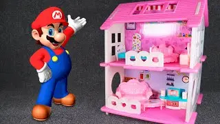 9 Minutes Satisfying With Unboxing Cute Pink Princess House Toys Play Set Review Toys