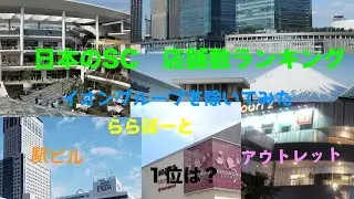 ショッピングセンター（イオン以外）店舗数ランキング