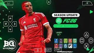 FIFA 2026 PSP ORIGINAL Android Offline 4K Camera | EA FC 26 PSP HD Graphics New Kits &Transfer