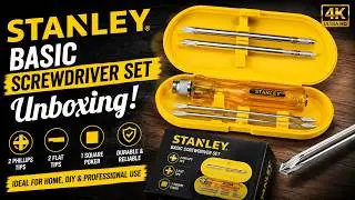 Stanley Basic Screwdriver set Unboxing