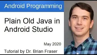 Plain Old Java in Android Studio: Android Programming