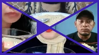 ASMR RAW RICE EATING || COMPILATION MAKAN BERAS MENTAH BASMATI WATER 