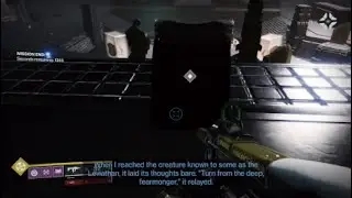 Destiny 2 Preservation Mission All Lore Scans