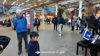I played the piano at the ST Pancras station!