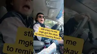 Car Karaoke but it&rsquo;s only mgk songs #lonelyroads #mgk #machinegunkelly #trending #carkaraoke #sing