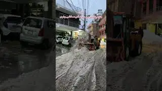 snowfall  road clearance  |New technology | Heavey snowfall | Murree updates|weather| beauty #murree