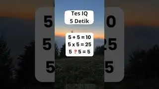Tes IQ 5 detik! #matematika #MTK #tekateki #tesiq #puzzle #shorts #reels
