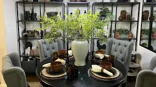Dining area Refresh!  Come decorate with me!