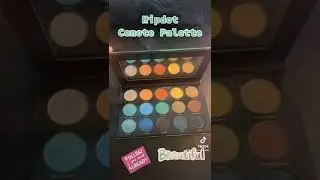 Hipdot Cenote Eyeshadow Palette Swatches #shorts #eyeshadow