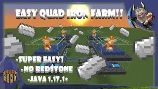 Простое руководство по ферме Quad Iron | Java 1 17,1+