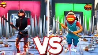 The Fast Food KENWORTH vs PROHENIS Deathrun Race! (Fortnite Creative Mode)