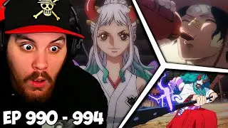 One Piece Episode 990, 991, 992, 994 Reaction - YAMATO, KAIDO'S SON