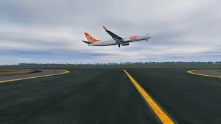 GOL B737-800 PR-GTA Takeoff Macap&aacute; Airport-SBMQ X-Plane 12