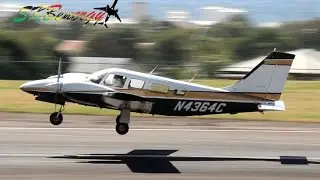 9 Small Prop Arrivals - Piper Seneca - Cessna 208 Caravan - BN-2 Islander...@ St. Kitts (HD 1080p)