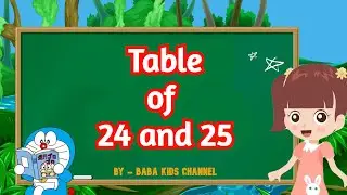 Table of 24 and 25 | Table of 24 | Table of 25 | 24 and 25 table | 24 aur 25 ka table | 24 25 Pahada