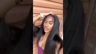 OQ hair has the best kinky straight half wig I&rsquo;m not gone lie to yall!