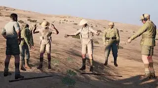 Australians Taken Prisoners near Tobruk, Libya - Post Scriptum Shifting Sands [ENG Subtitles]