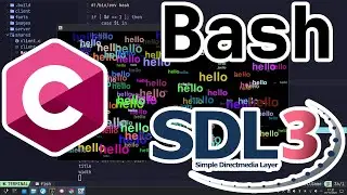 Working on ShellGame - Bash to SDL3 bridge.