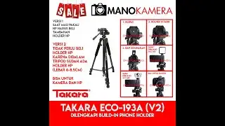 Jual Tripod Takara ECO-193A NEW VERSI-2 | Toko Grosir Aksesoris Mano Kamera [Video Produk]