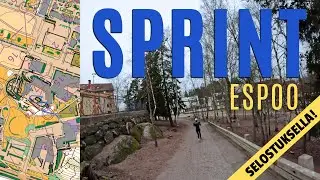 🗺️🏠Sprintti - Espoon keskus - Selostuksella! | 📹Suunnistus