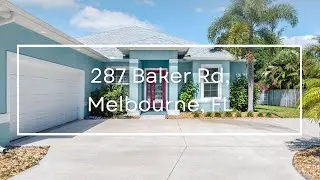 Modern Home on 0.83 Acres, No HOA, Solar, Bonus Room | MLS #1046098 | 287 Baker Rd, Melbourne FL
