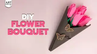 DIY Flower Bouquet | Easy Step-by-Step Handmade Flower Bouquet at Home