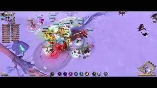small scale fight ,mount up vs warg .defensive tank POV.heavy mace #albiononline #fight #mmorpg